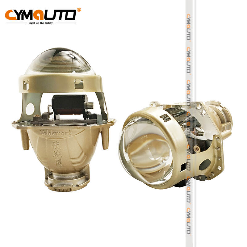 CYMAUTO P3 original type golden bi hid xenon Projcetor lens