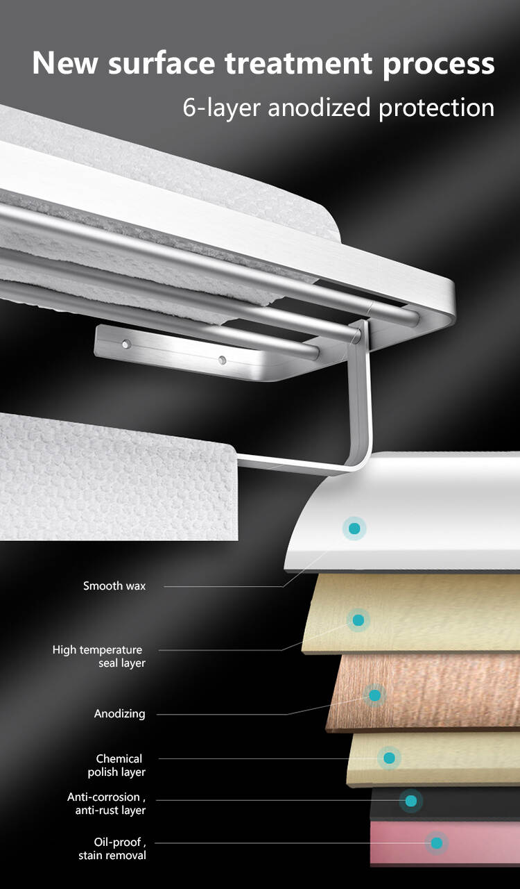 towel rack with hooks