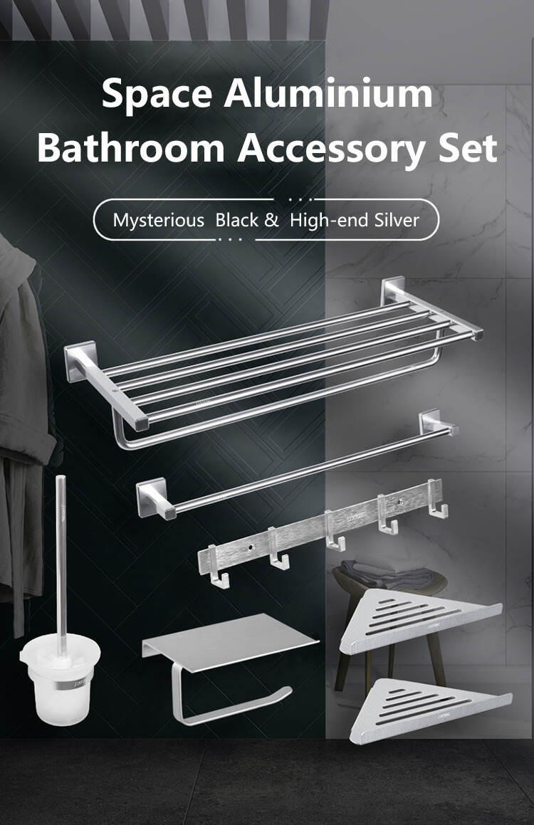 Wall mounted bathroom wall shelves 
