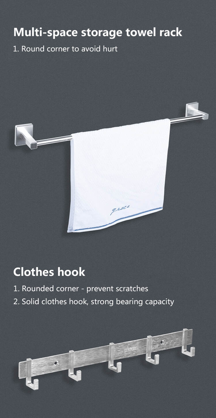 Wall mounted bathroom wall shelves