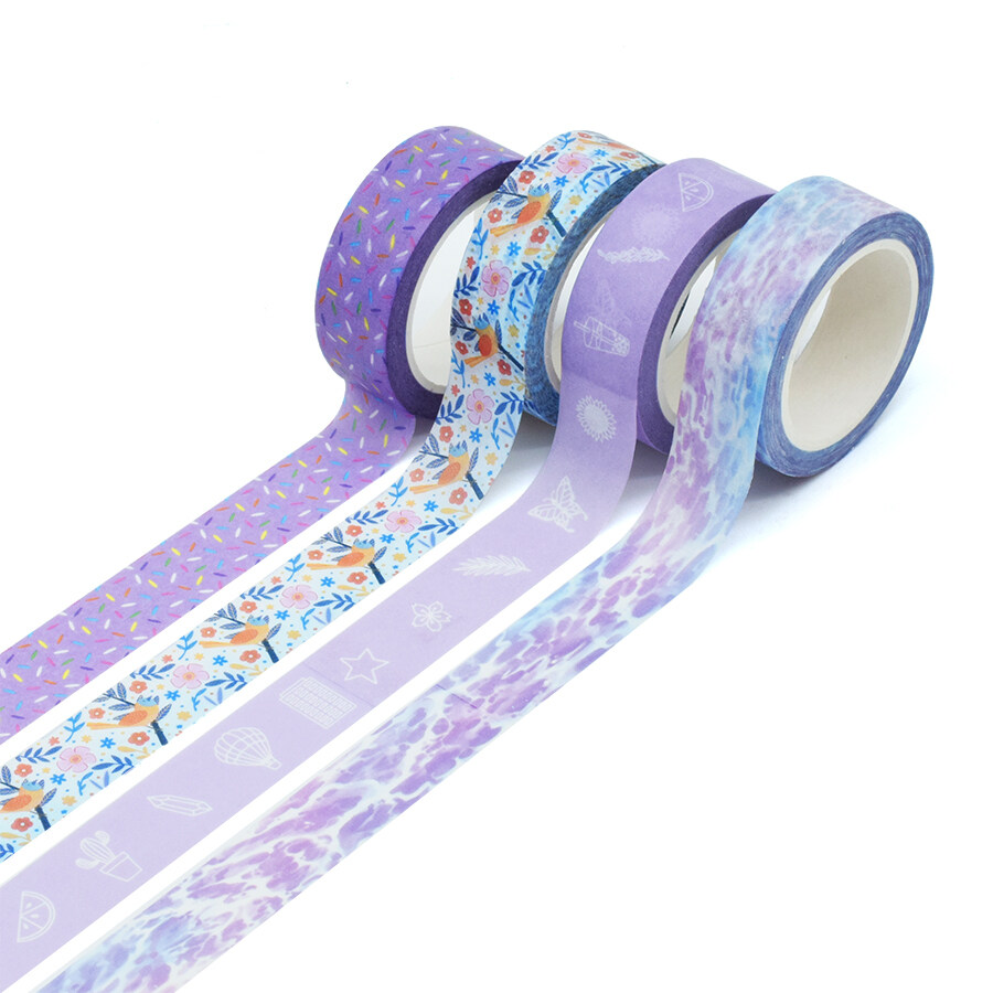 Beve! Purple Glitter Washi Tape – Mindless Crafting