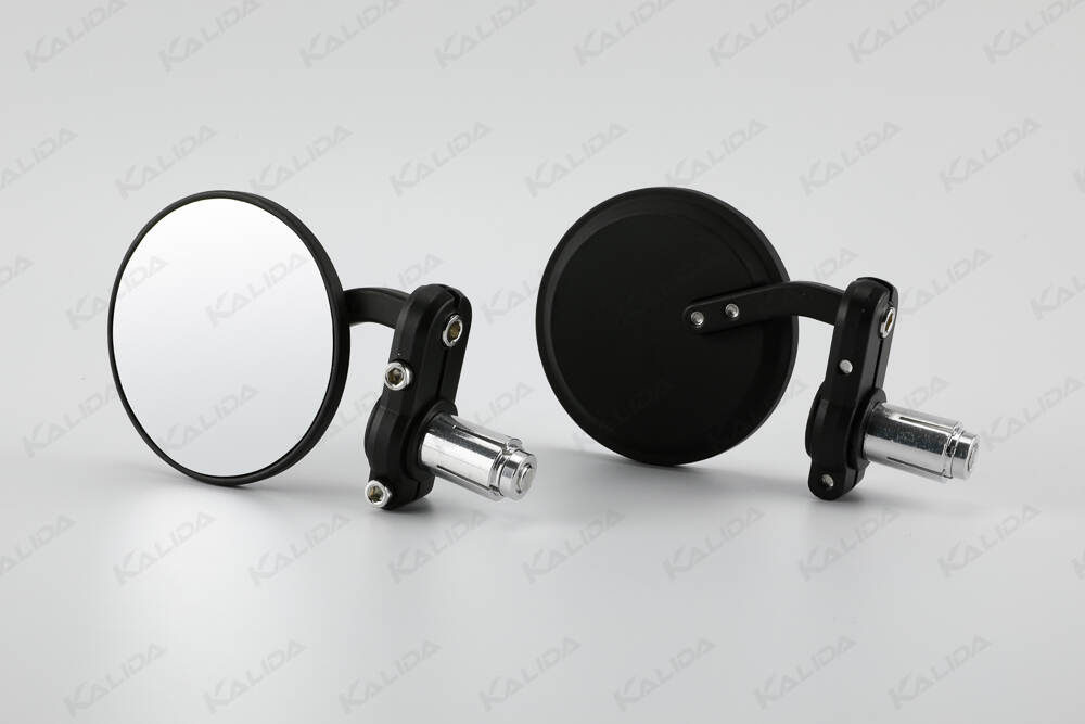 Black Motorcycle Rear View Mirror (R/L)