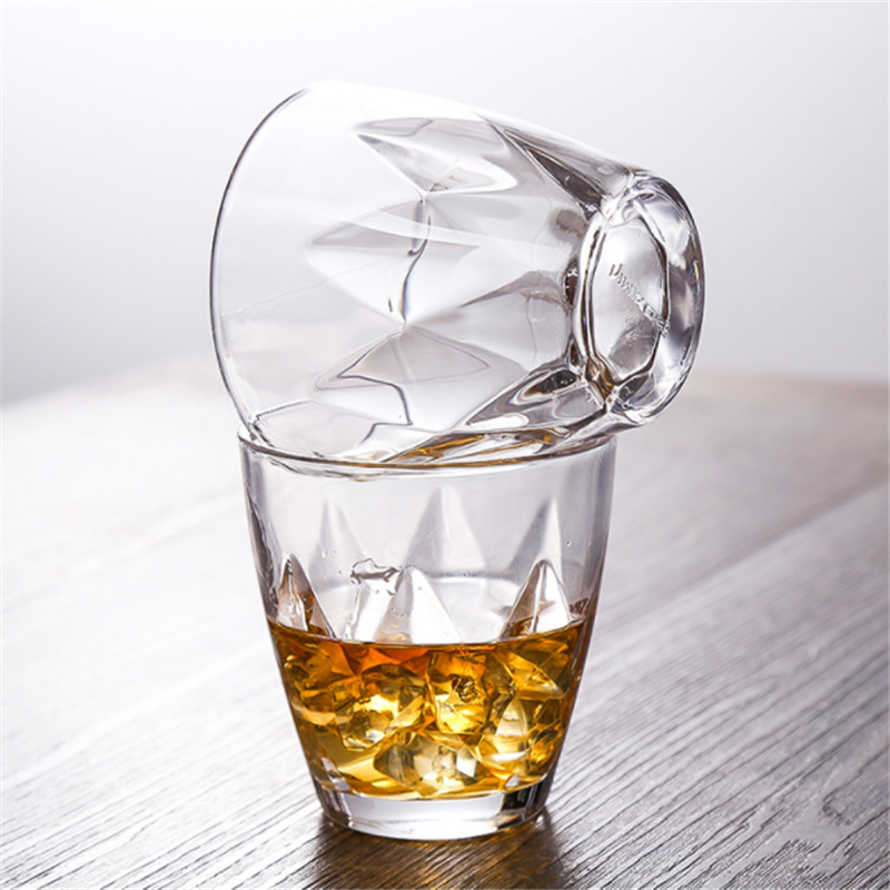 Tempered Glass Thick Bottom Liquor Glass Whiskey Glass Bar Beer Glass