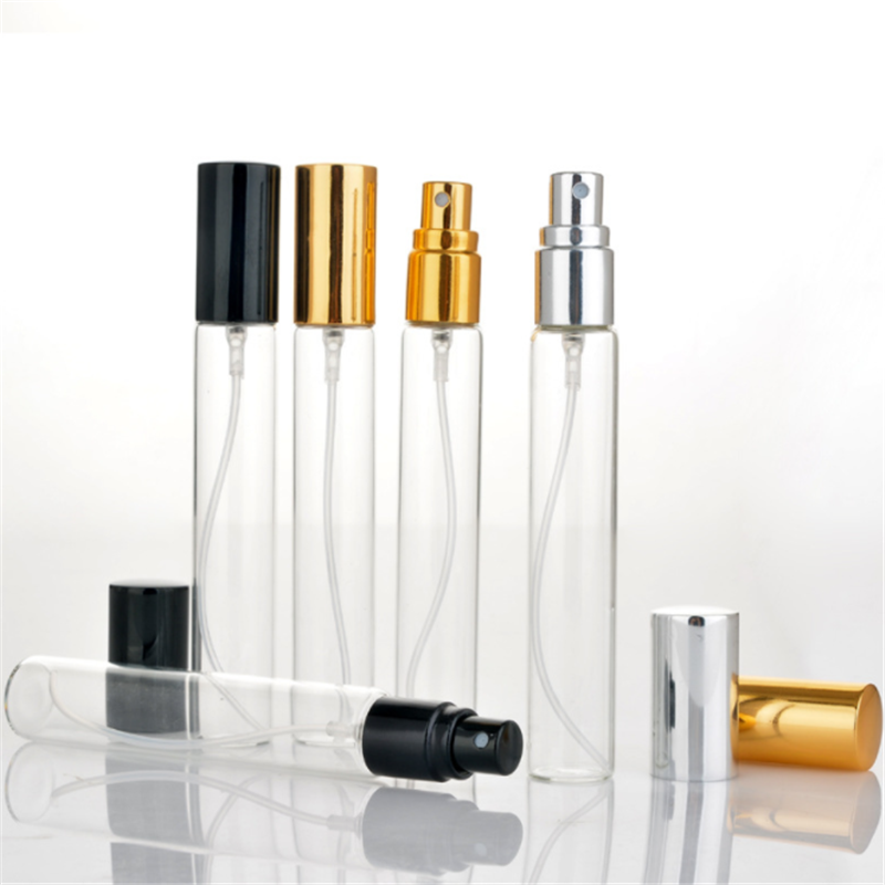 15ml glass pull tube spray perfume dispensing bottle cosmetic empty bottle