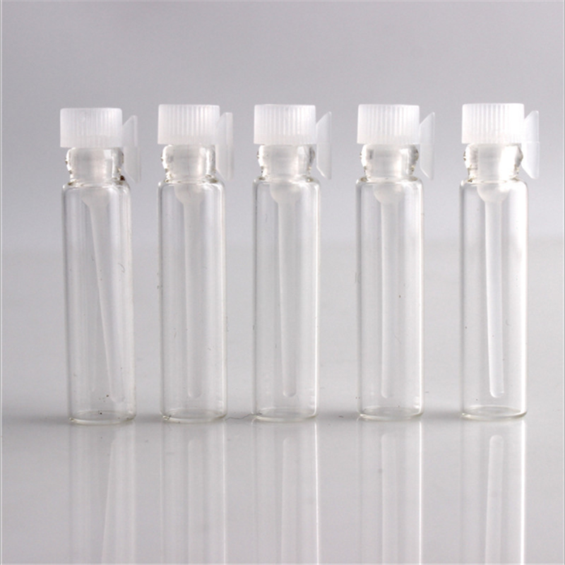 1ml2ml transparent dripping stick bottle glass dropper essential oil bottle test tube bottle perfume dispensing small sample bot