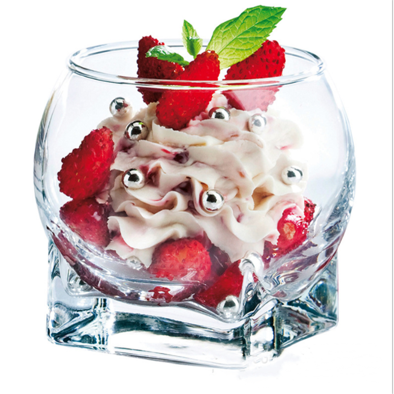 Ice cream cup creative dessert cup thick glass