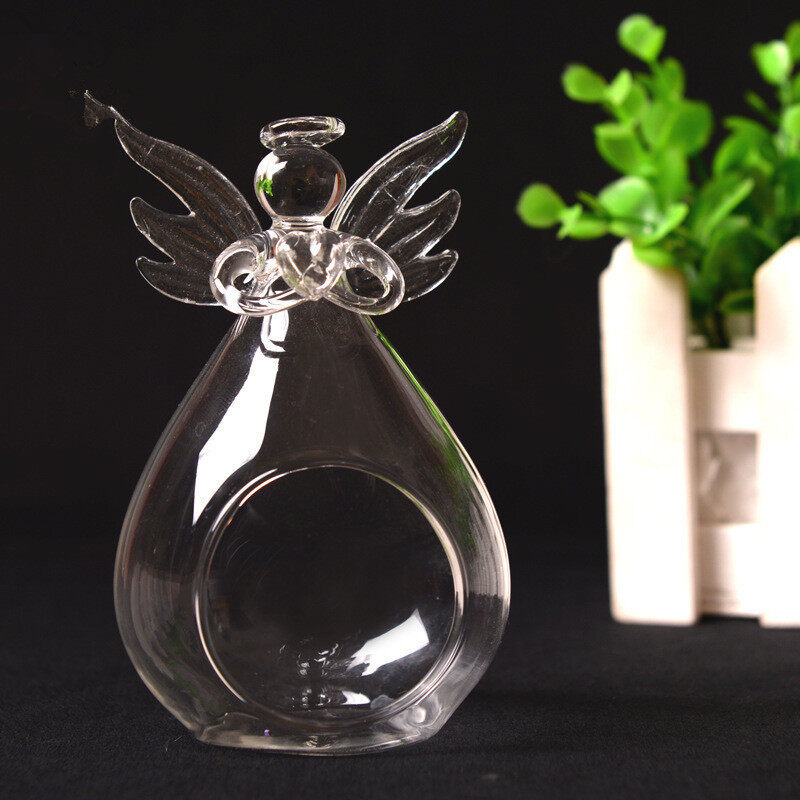 Transparent Glass candle jar