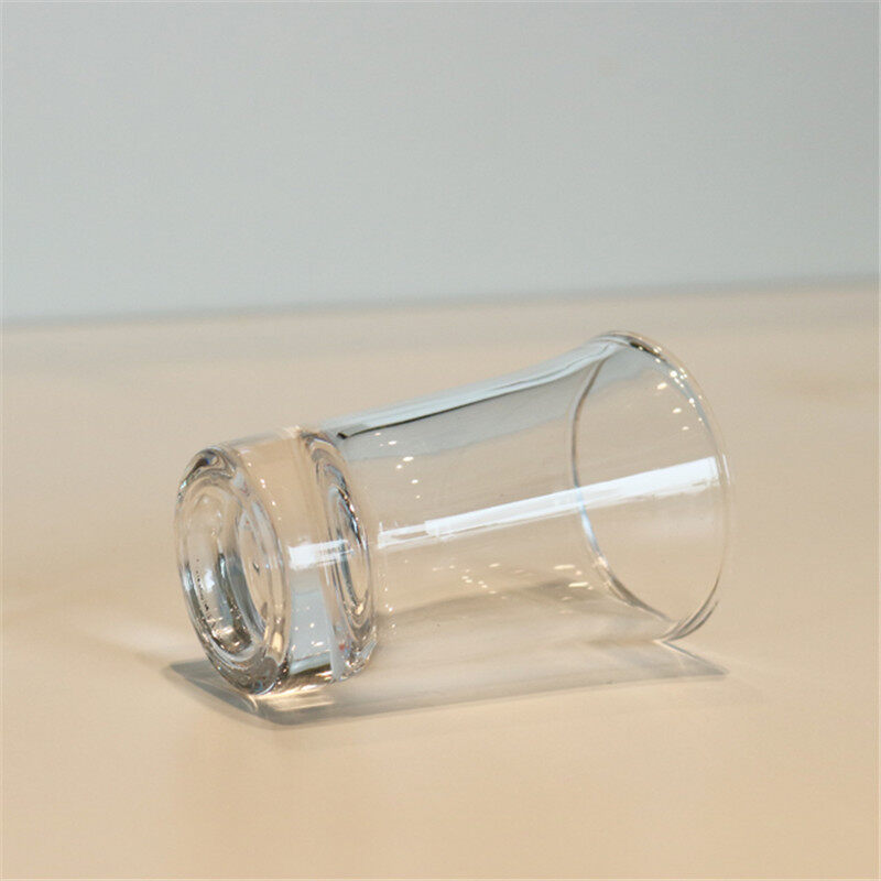 Simple transparent glass cup