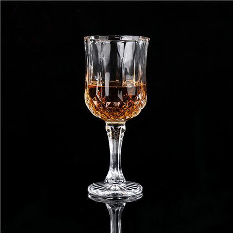 Thickened glass goblet juice cup