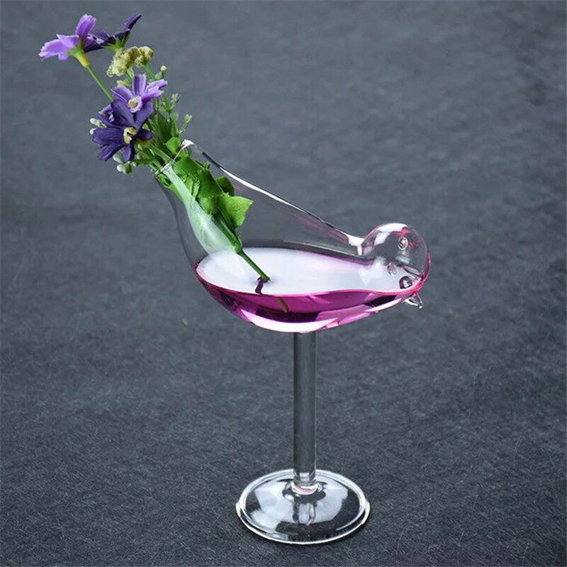 Bird-Shaped Cocktail Glass