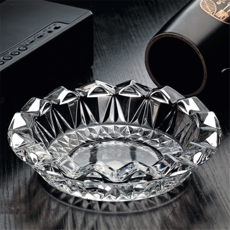 Lace glass ashtray