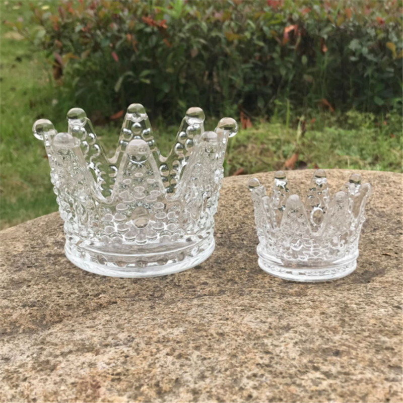 Creative Crown Crystal Glass Ashtray