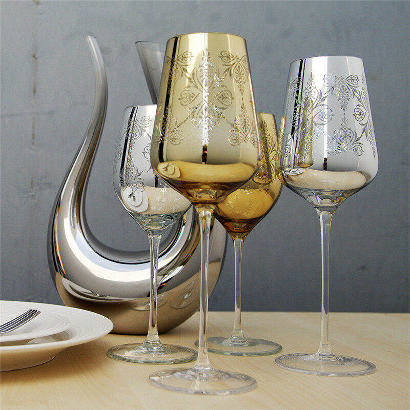 Gold/silver plating handmade goblet