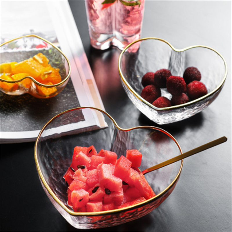 Glass Japanese fruit ins dessert oatmeal small bowl