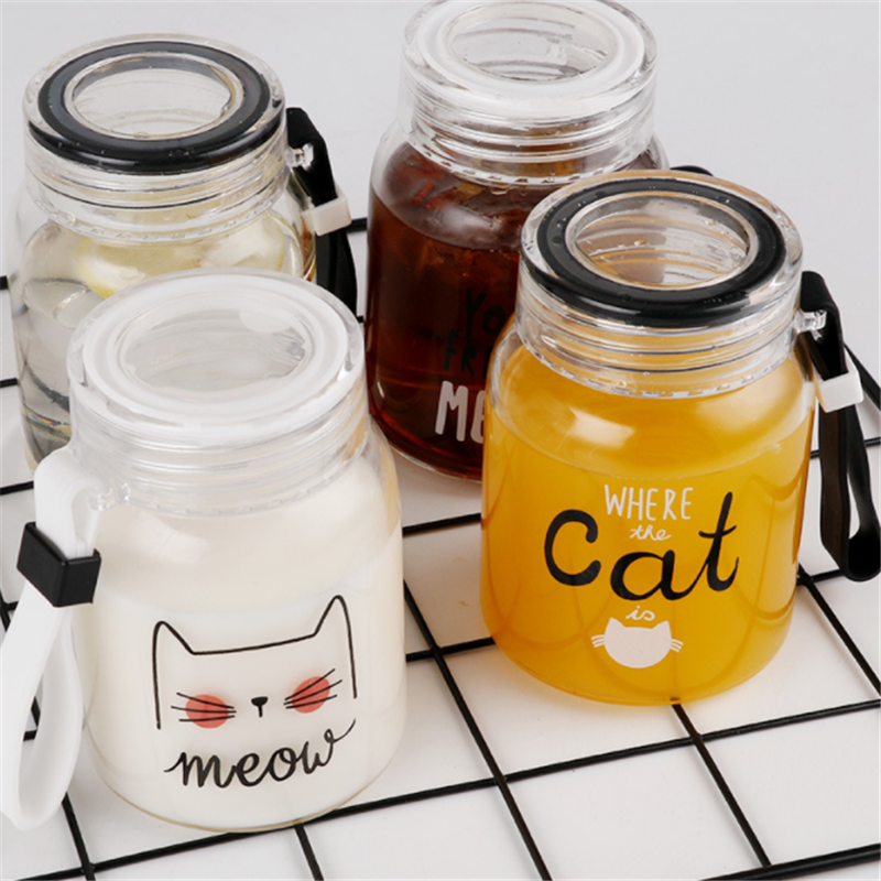 Cute portable Korean glass