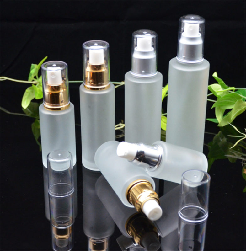 Glass lotion bottle cream bottle frosting spray bottle cosmetic sub-bottle High grade crystal 10-100ml