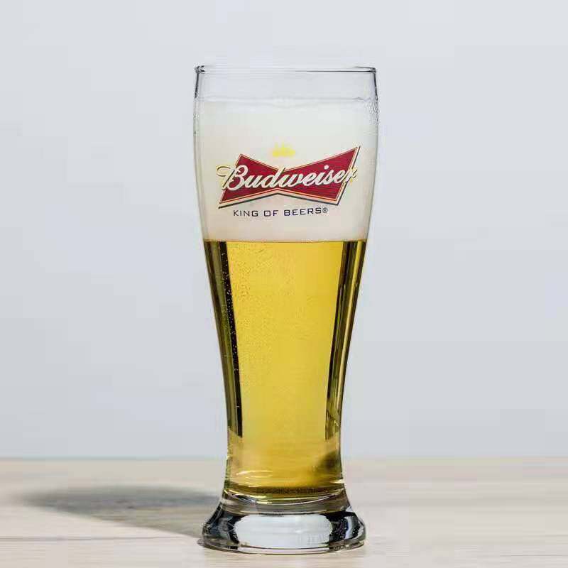 Budweiser Beer Cup Large Thickened Draft Beer Cup Home Juice Cup Bar Wine Cup