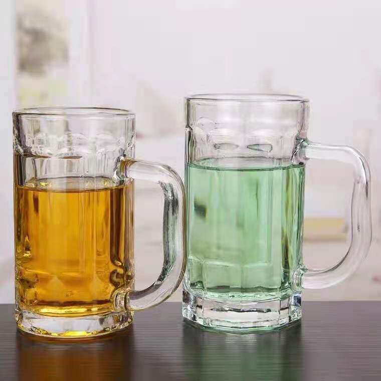 Glass beer cup draft beer cup custom cold water cup tea juice cup