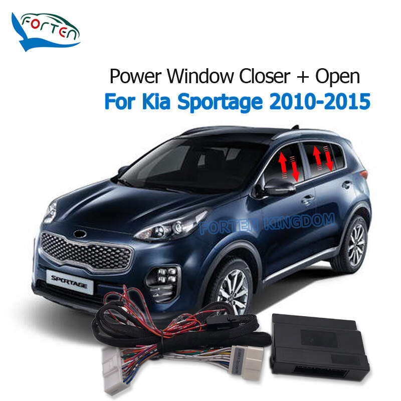 Kia Sportage 2010-2015 Car Intelligent Power Close Open Window Closer opener Kit Module LHD