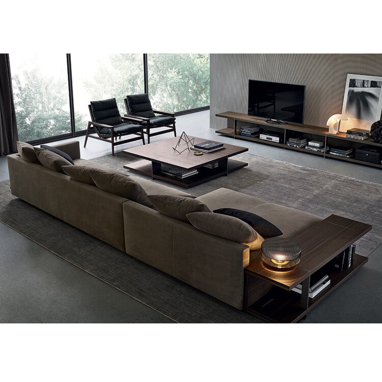Italian Modern Furniture L Shape Sofa