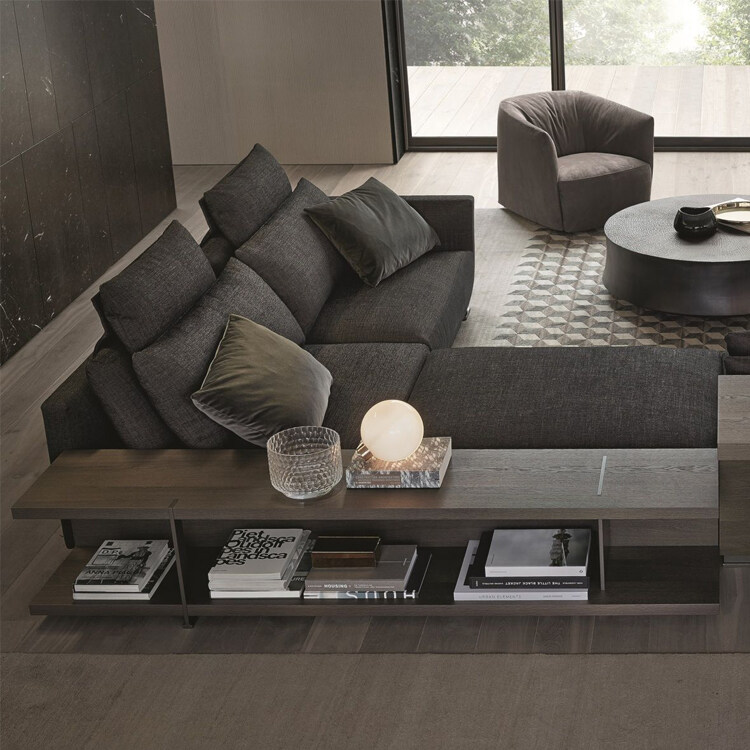 Italian Modern Furniture L Shape Sofa