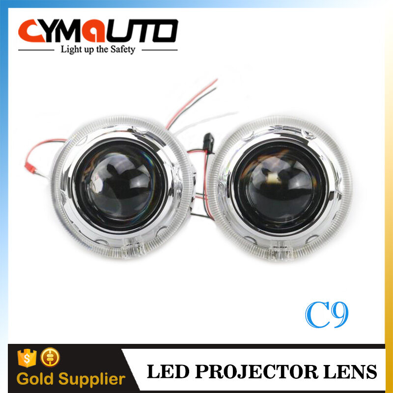 Cymauto C9 3inch GTI bixenon projector led shroud