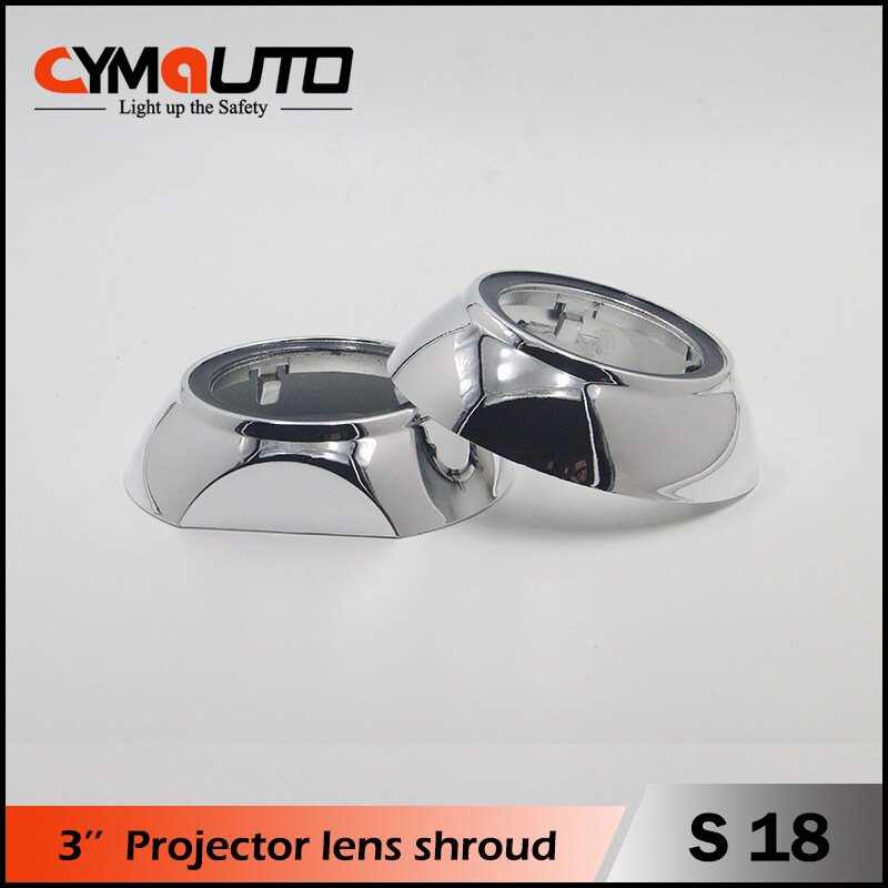 CYMAUTO S18 3inch auto headlight shroud bixenon projector mask