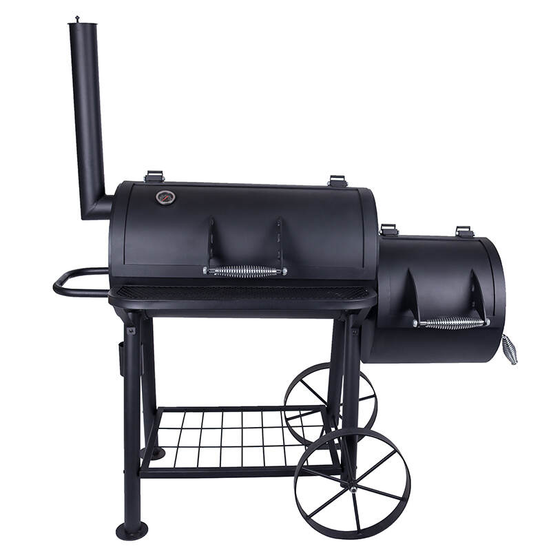 High Quality Good Feedback Trolley Charcoal Gill Oil Drum Smoker