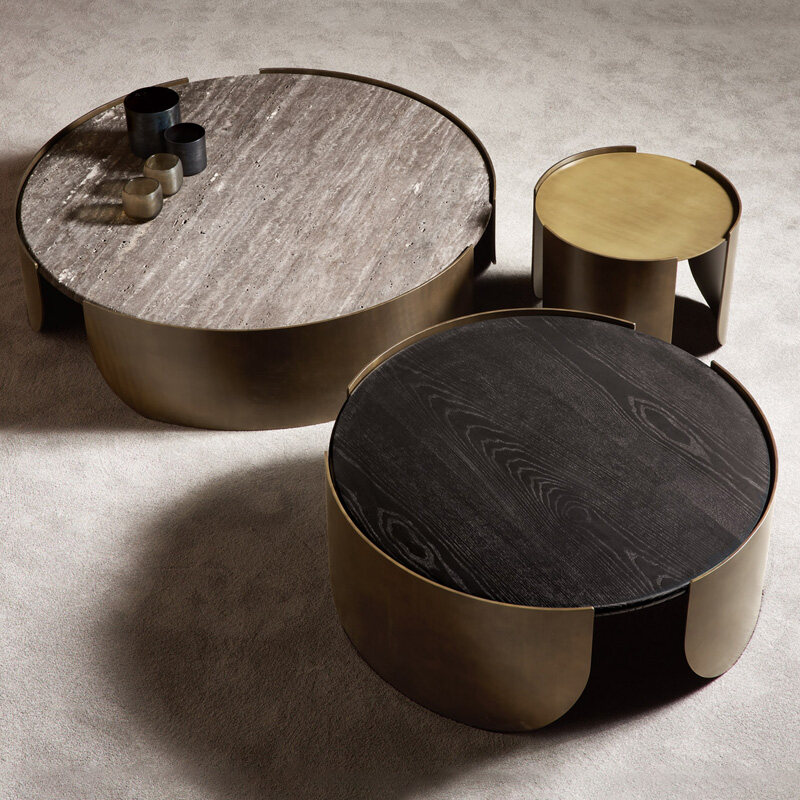 Postmodern Wooden Top Coffee Table
