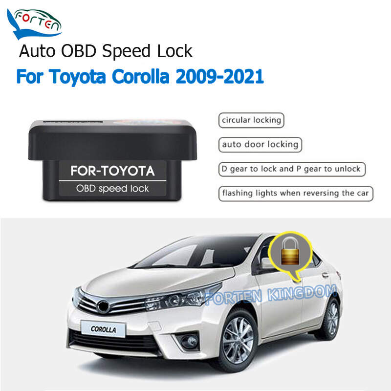 Toyota Corolla 2009-2021 OBD Car Safety Door Lock Auto Speed Lock & Unlock Device