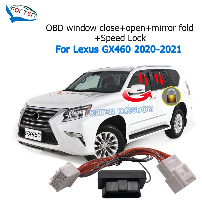 Lexus GX GX400 GX460 2020-2021 Car Auto Window Closer & Open Side Mirror folder unfold and Speed Lock Kit