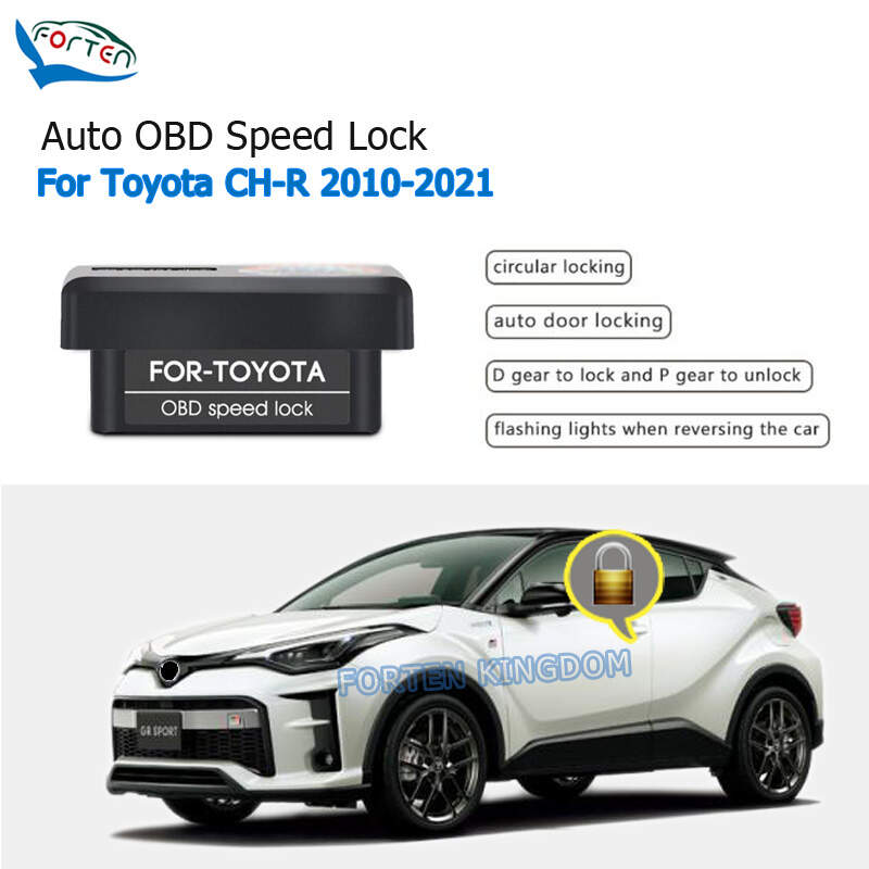 Toyota CHR 2010-2021 Car Auto 4 Door OBD Plug And Play Speed Lock & Unlock Device