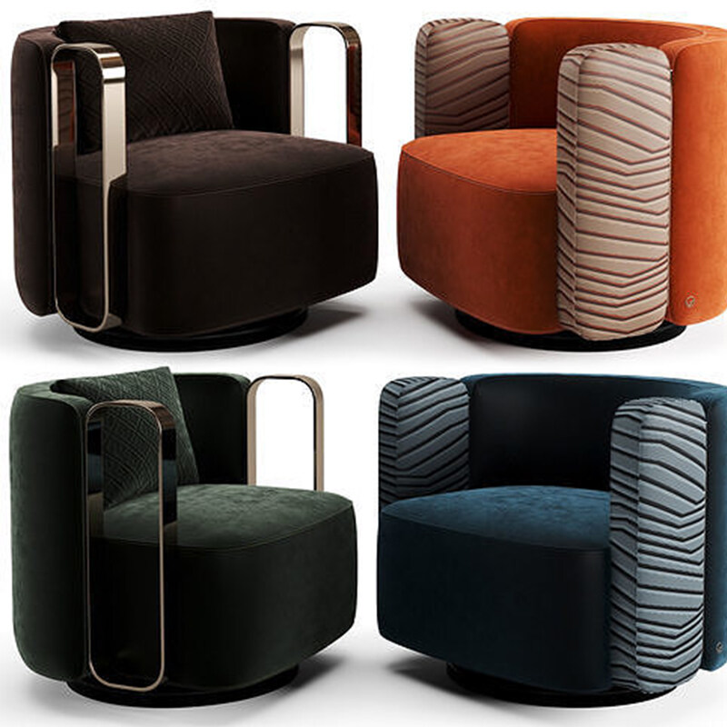 Nordic Customized Size Elegant Design Living Room Leather Seater