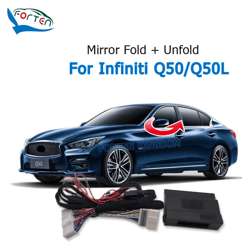 Car Side Auto Rear Mirror Folding System Module For Infiniti Q50 Q50L Rear View Mirror fold unfold