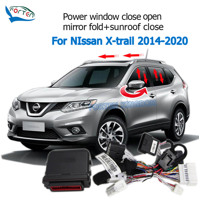 Nissan Xtrail X-Trail T32 2014-2020 Car Side Rear View Mirror Folding And Auto Window Closer Open Sunroof Open Closing Kit