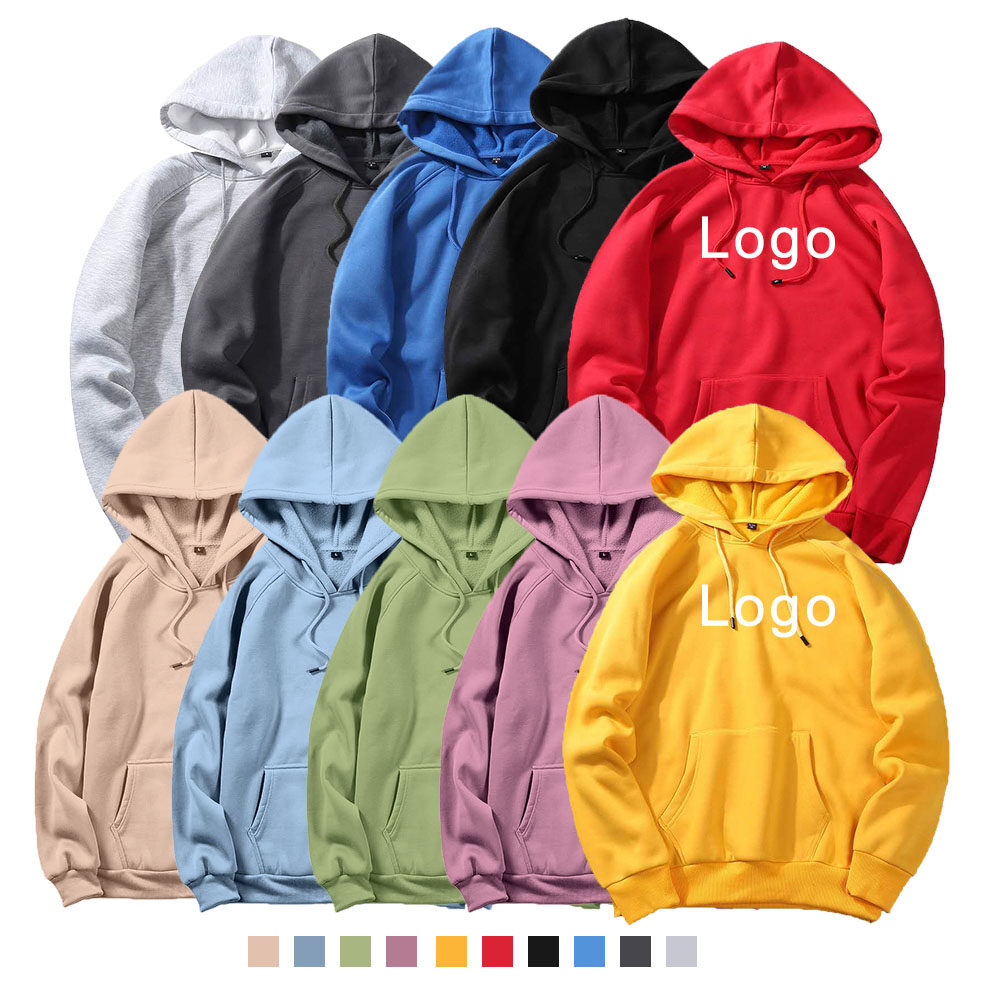 OEM Hoodie Set Sweatshirt 50% Cotton 50% Polyester Long Sleeve Printed Oversize Pullover Men Hoodies