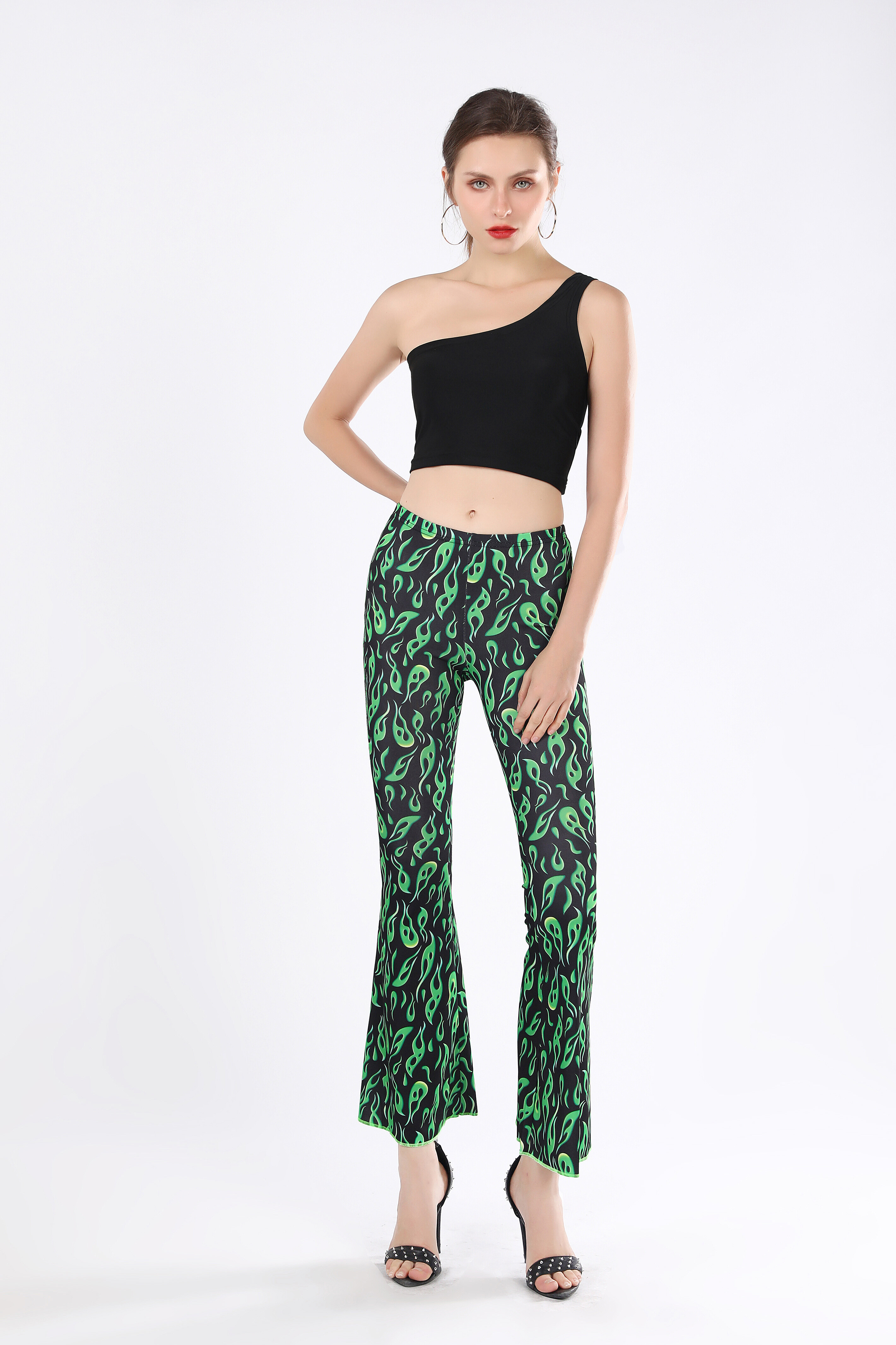 Ladies Patterned Summer Trousers