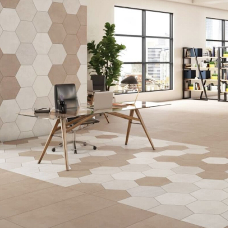Matt Floor Hexagon Mosaic