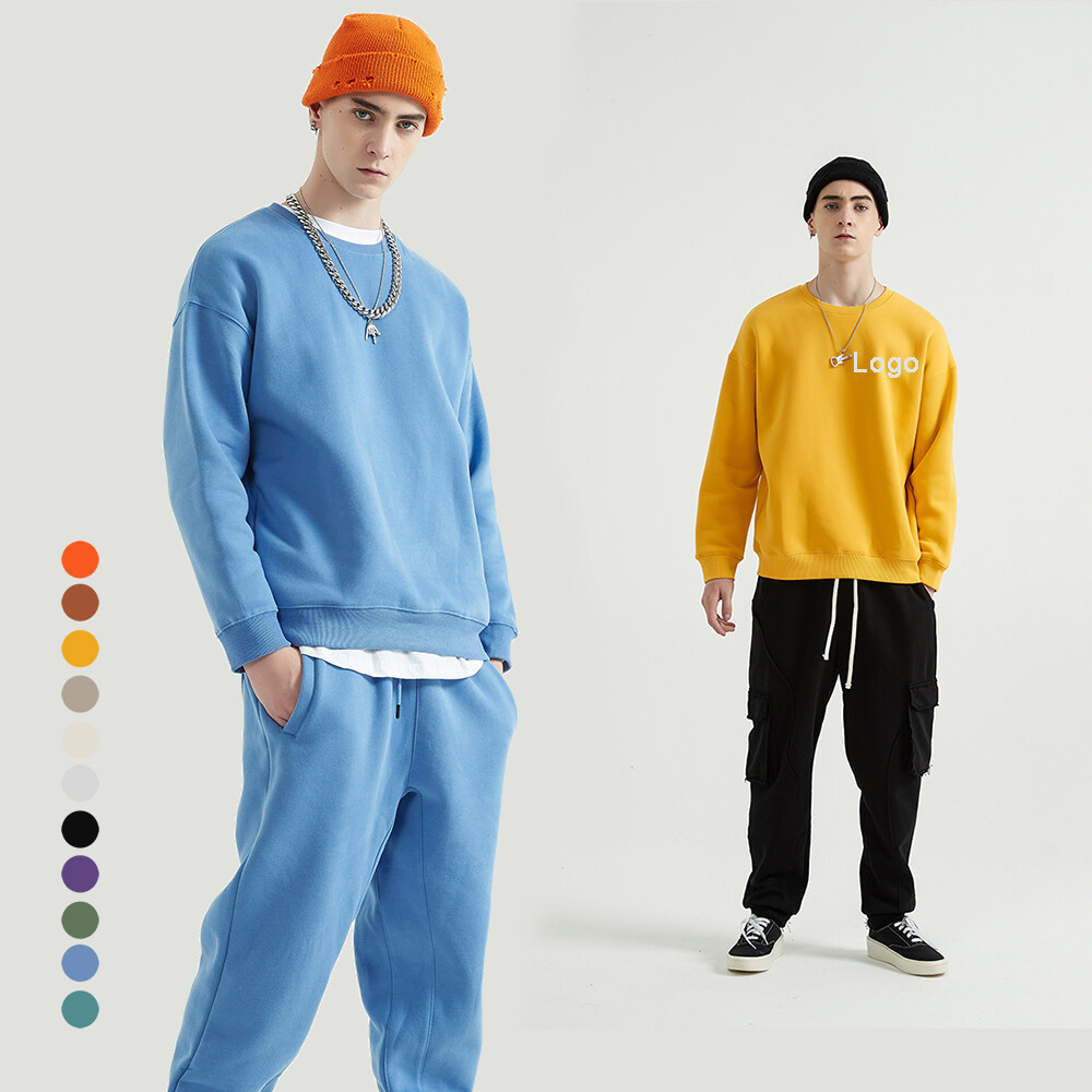 Custom Design Logo Cotton Men Blank Unisex Sweatshirt
