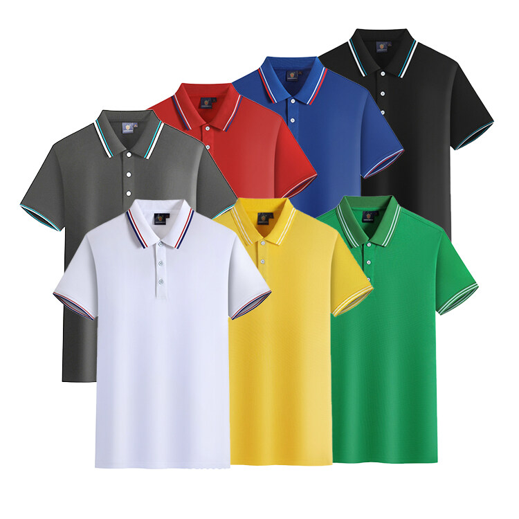 2021 Summer Custom Color 100% Cotton Workout Men Polo Shirts