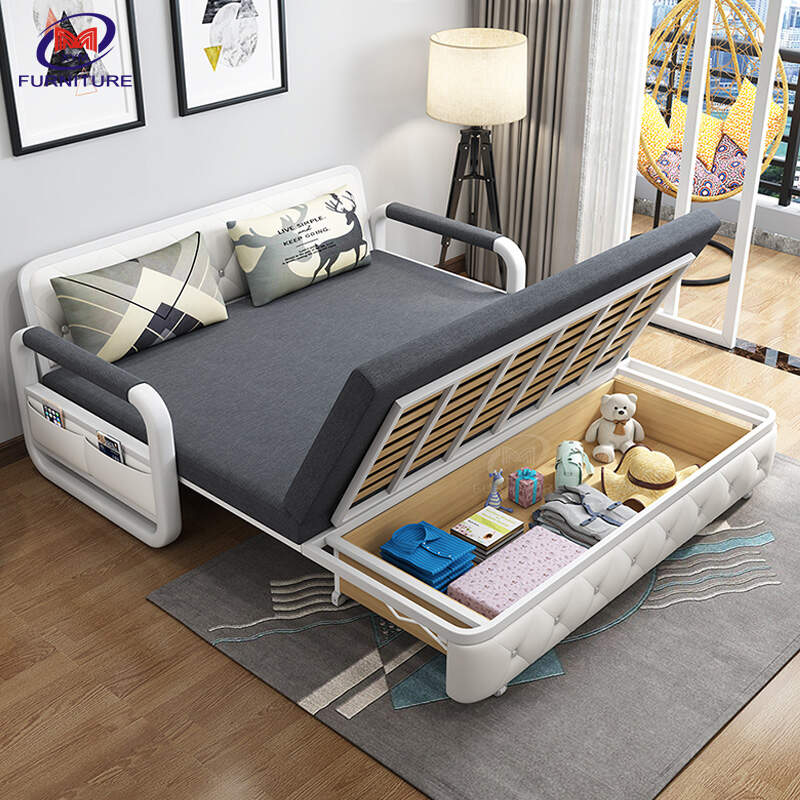 Modern Metal Frame Sofa Bed