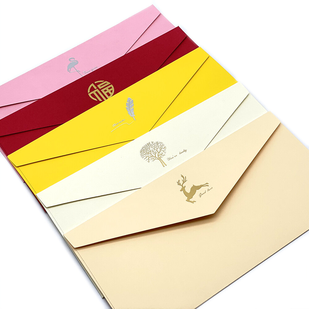 Hot sale Manufacturer Custom  Logo Gold Foil Gift Card Paper Envelope (2).jpg
