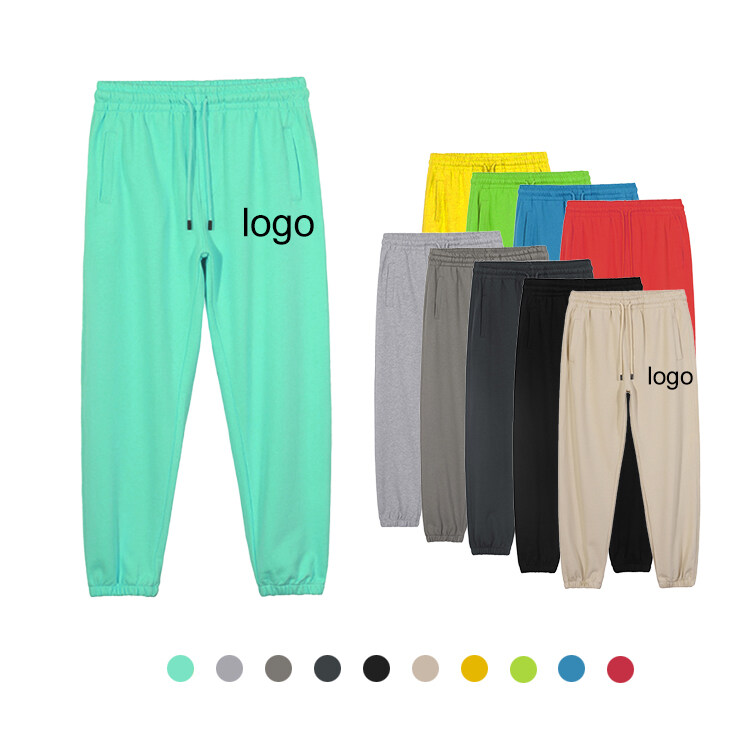 French Terry Custom Heavythick 100%Cotton Men Sweatpants