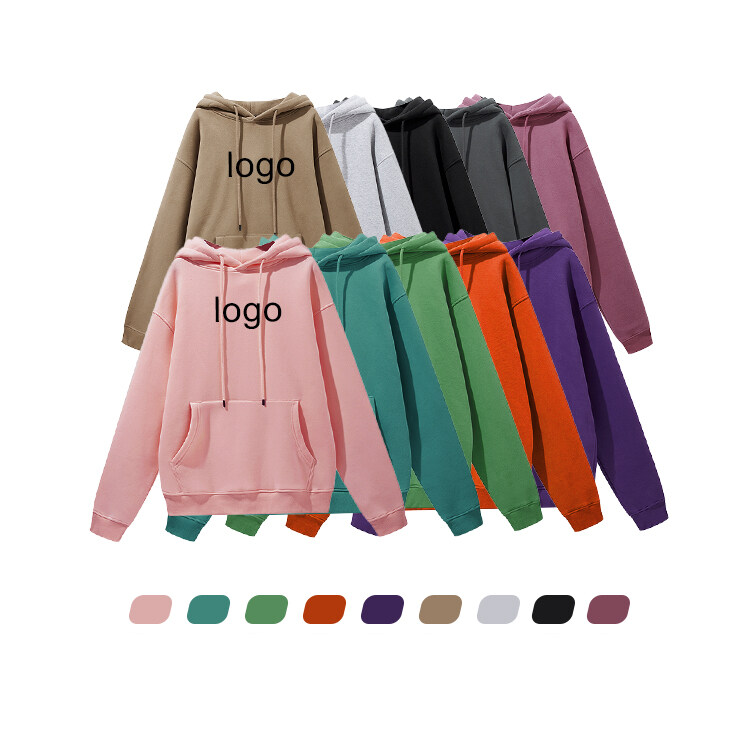 Ready to ship 26Colors 360GSM Custom Pullover Oversized Casual Unisex Hoodie
