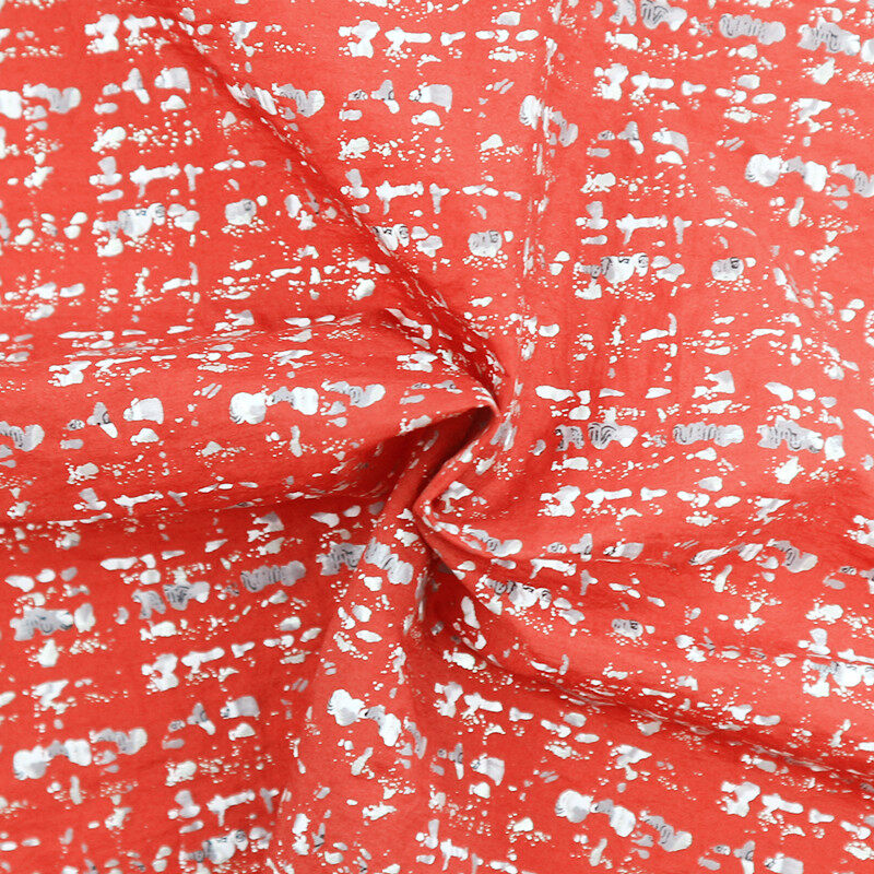 100% Nylon Foil printing Fabric for Fashion Brand Downjackets