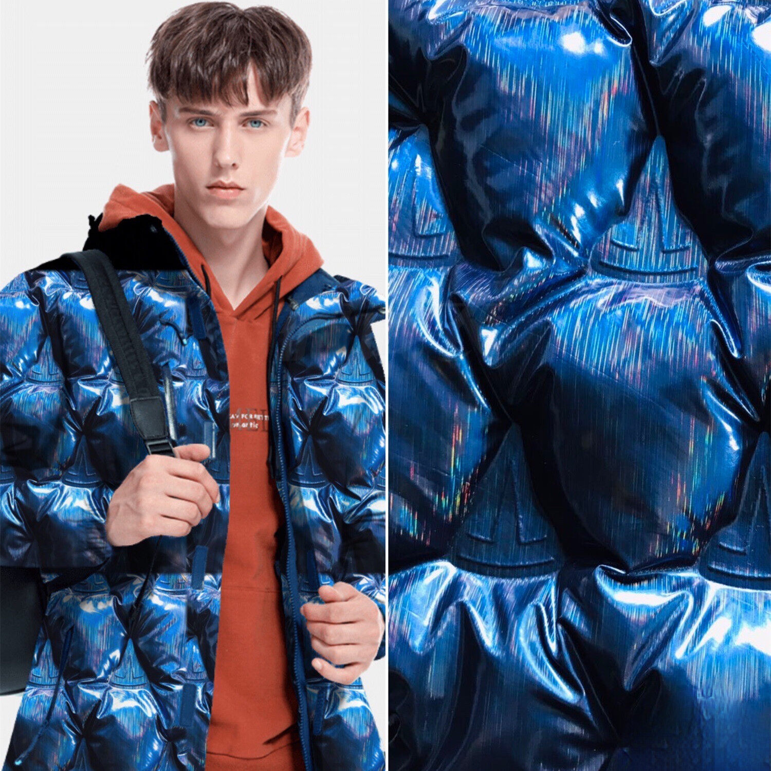 100% Polyester Fabric with Foam Lamination 3 Layer for winter Jackets