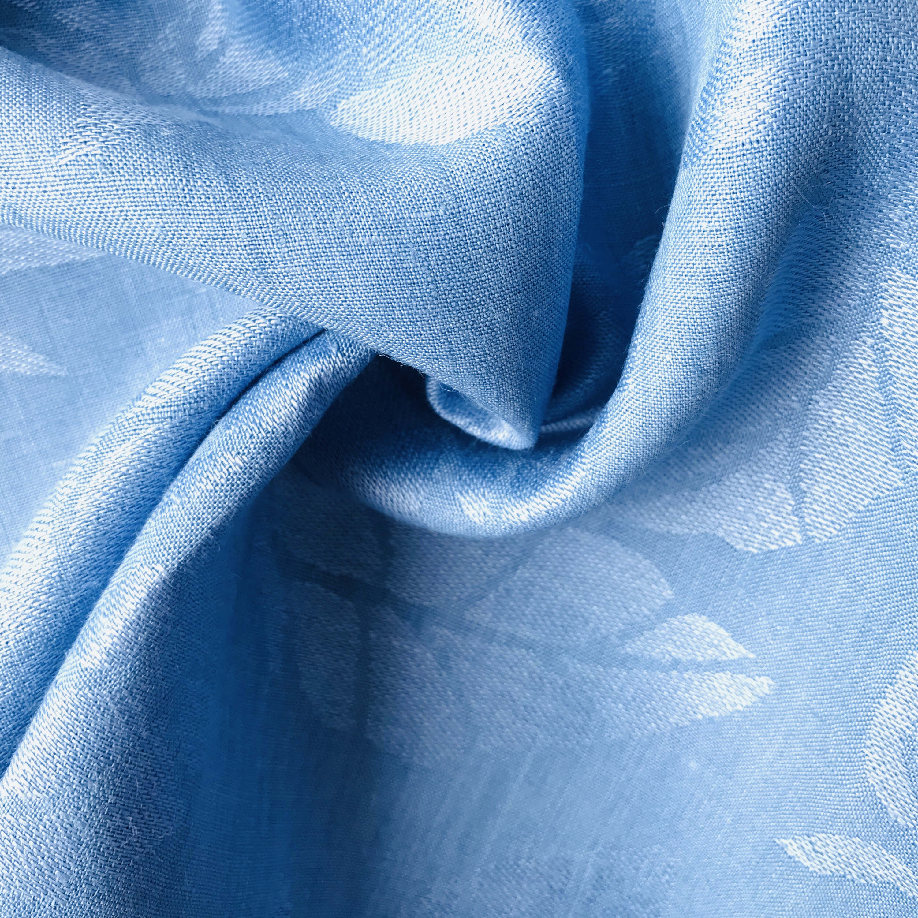 100%Linen Jacquard Fabric