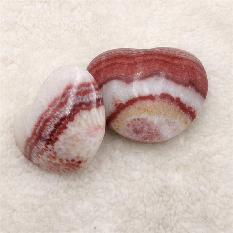 Rhodochrosite Heart