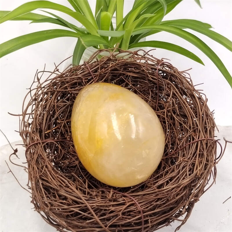 Yellow glue flower eggs