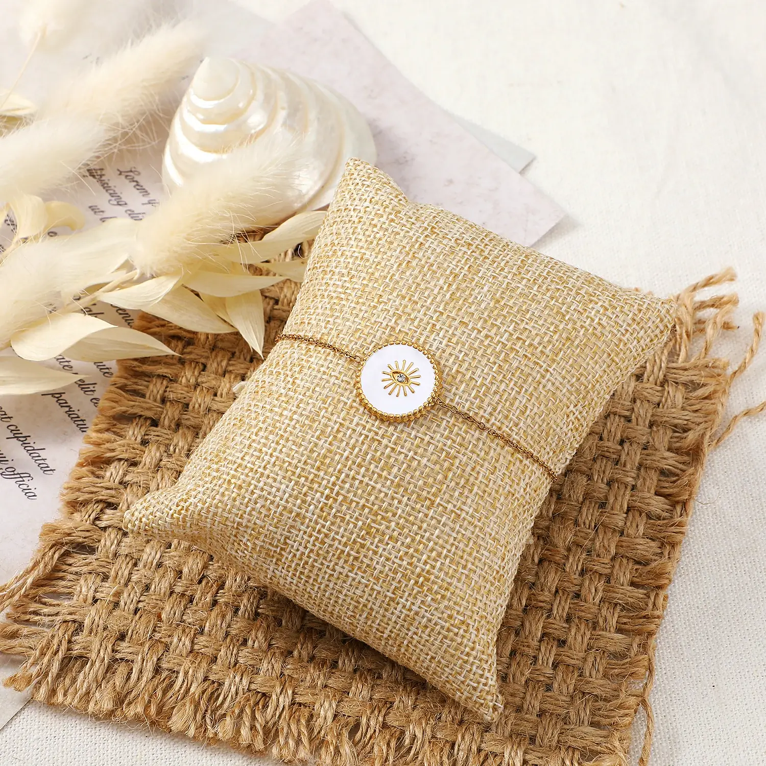 White epoxy with eye pendant bracelet (1).webp